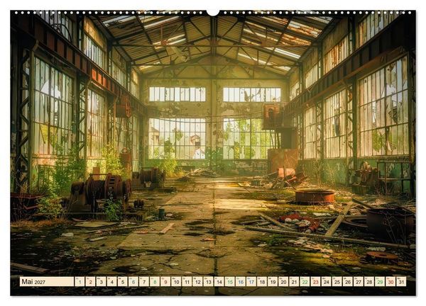 Produktbild: Lost Places &ndash; Stille Zeugen der Vergangenheit (Wandkalender 2027 DIN A2 quer), CALVENDO Monatskalender