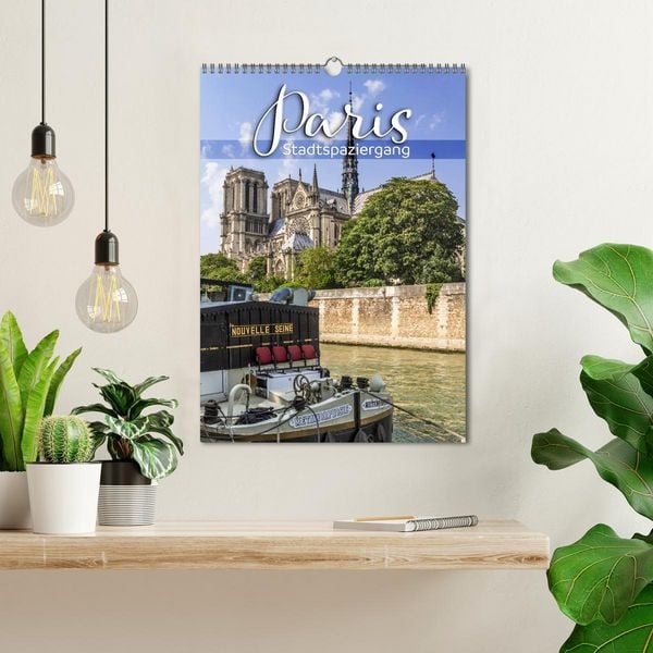 Produktbild: PARIS Stadtspaziergang (Wandkalender 2026 DIN A3 hoch), CALVENDO Monatskalender