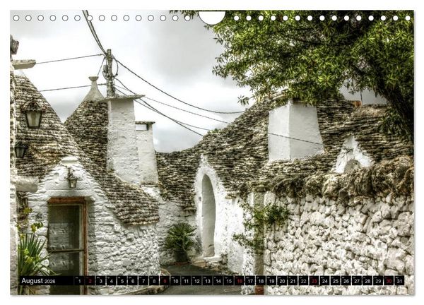 Produktbild: Apulien &ndash; Impressionen (Wandkalender 2026 DIN A4 quer), CALVENDO Monatskalender