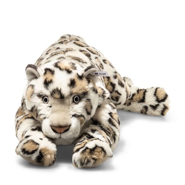 Produktbild: Steiff 061691 - Schneeleopard Parddy, liegend, 55 cm, Pl&uuml;sch
