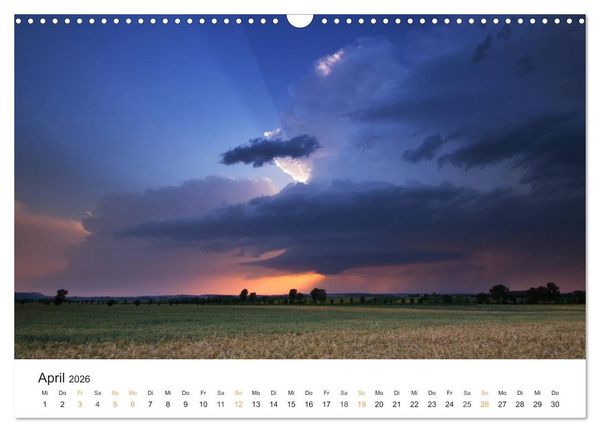 Produktbild: Faszination Gewitter (Wandkalender 2026 DIN A3 quer), CALVENDO Monatskalender