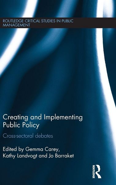 Produktbild: Creating and Implementing Public Policy