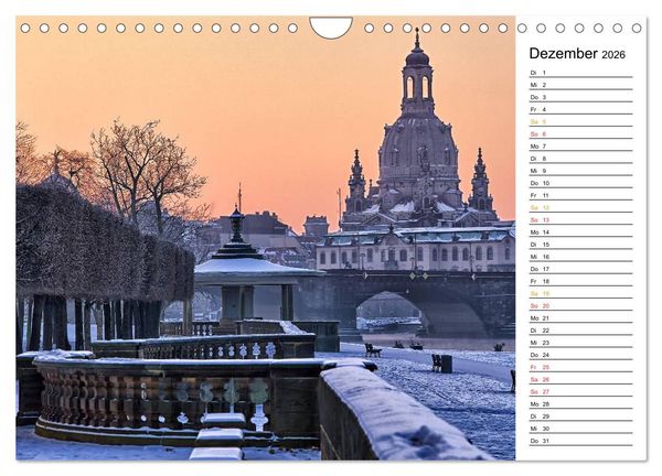 Produktbild: Dresden Bilder 2026 (Wandkalender 2026 DIN A4 quer), CALVENDO Monatskalender