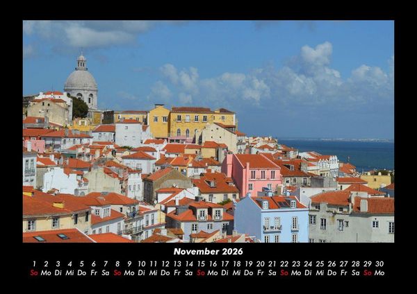 Produktbild: Lissabon 2026 Fotokalender DIN A3
