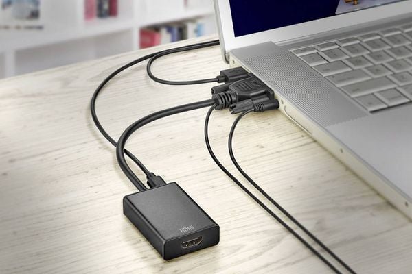 Produktbild: SpeaKa Professional AV Adapter [VGA, Klinke - HDMI] 1920 x 1080 Pixel SP-VK/HD