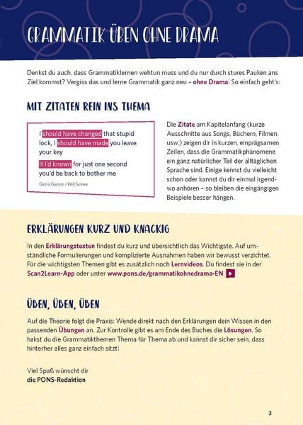 Produktbild: PONS Grammatik ohne Drama Englisch