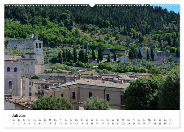 Produktbild: Gubbio - die mittelalterliche Stadt in Umbrien (hochwertiger Premium Wandkalender 2026 DIN A2 quer), Kunstdruck in Hochglanz