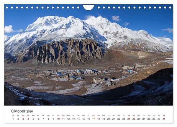 Produktbild: Nepal - Eine bezaubernde Reise nach Asien. (Wandkalender 2026 DIN A4 quer), CALVENDO Monatskalender