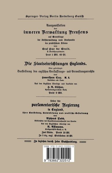 Produktbild: Die Weiterf&uuml;hrung der Preu&szlig;ischen Verwaltungs-Organisation