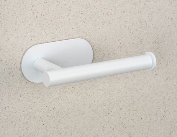 Produktbild: Turbo-Loc&reg; Toilettenpapierhalter Mod. Orea White matt, aus rostfreiem Edelstahl