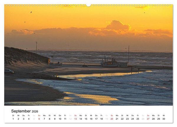 Produktbild: D&auml;nemark - Lyset Land (hochwertiger Premium Wandkalender 2026 DIN A2 quer), Kunstdruck in Hochglanz