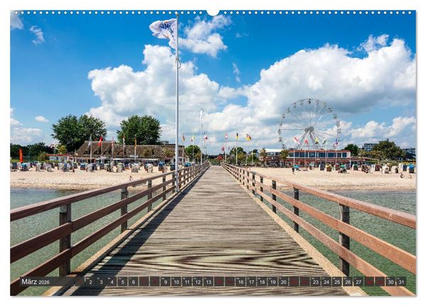 Produktbild: Ostseeb&auml;der an der L&uuml;becker Bucht (Wandkalender 2026 DIN A2 quer), CALVENDO Monatskalender