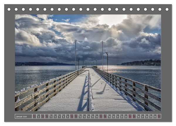 Produktbild: Impressionen vom Starnberger See II (Tischkalender 2026 DIN A5 quer), CALVENDO Monatskalender
