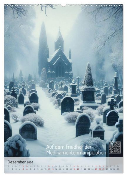 Produktbild: True Crime - Schatten der Vergangenheit (hochwertiger Premium Wandkalender 2026 DIN A2 hoch), Kunstdruck in Hochglanz