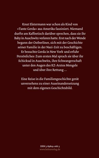 Produktbild: Gerdas Schweigen