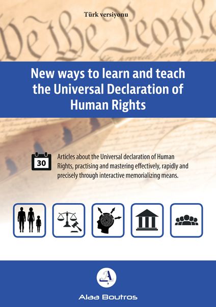 Produktbild: New ways to learn and teach the Universal Declaration of Human T&uuml;rk versiyonu Rights