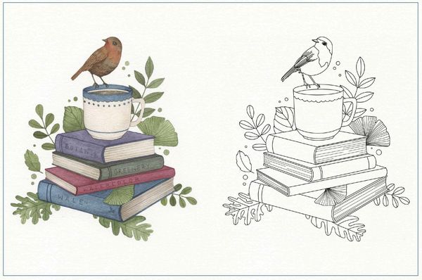 Produktbild: Aquarell Motive. Vorlagenmappe