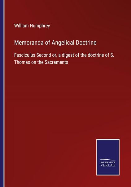 Produktbild: Memoranda of Angelical Doctrine