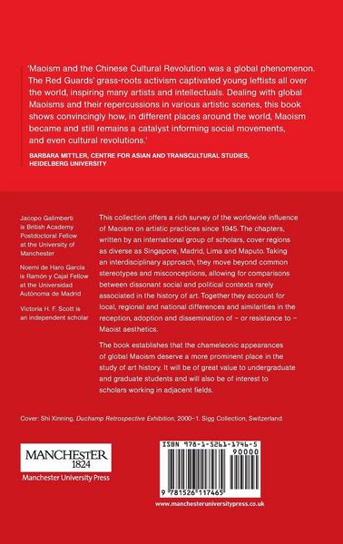 Produktbild: Art, Global Maoism and the Chinese Cultural Revolution