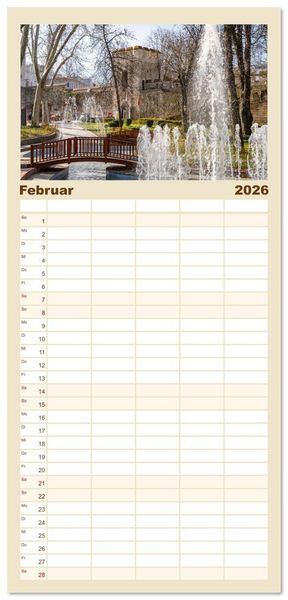 Produktbild: Familienplaner 2026 - T&uuml;rkei - Istanbul mit 5 Spalten (Wandkalender, 21 x 45 cm) CALVENDO