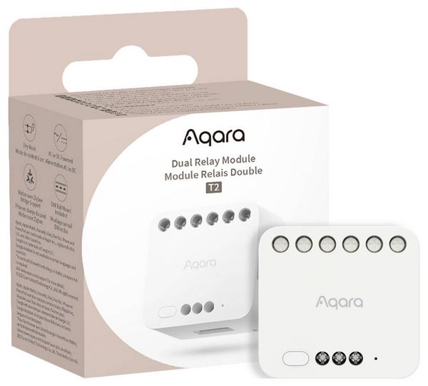 Produktbild: Aqara Funk-Schaltaktor DCM-K01 Wei&szlig; Apple HomeKit, Alexa, Google Home
