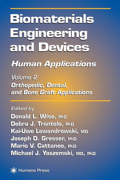 Produktbild: Biomaterials Engineering and Devices: Human Applications