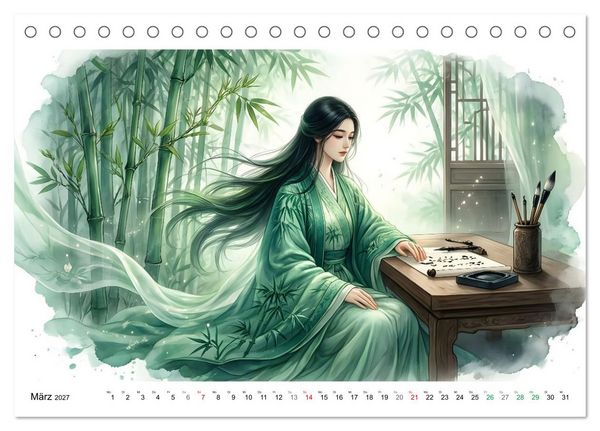 Produktbild: Zw&ouml;lf Farben der Stille (Tischkalender 2027 DIN A5 quer), CALVENDO Monatskalender