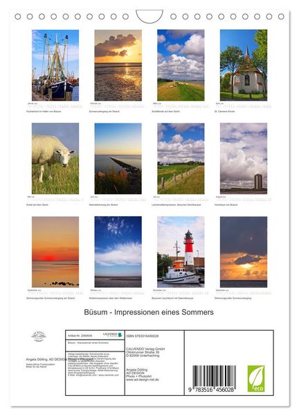 Produktbild: B&uuml;sum - Impressionen eines Sommers (Wandkalender 2026 DIN A4 hoch), CALVENDO Monatskalender
