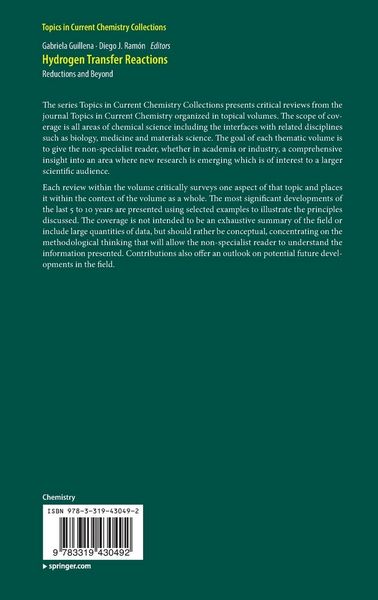 Produktbild: Hydrogen Transfer Reactions