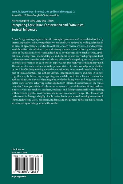 Produktbild: Integrating Agriculture, Conservation and Ecotourism: Societal Influences