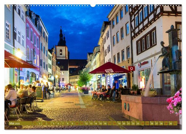 Fulda in Bildern - Das Herz Hessens (hochwertiger Premium Wandkalender 2025 DIN A2 quer), Kunstdruck in Hochglanz