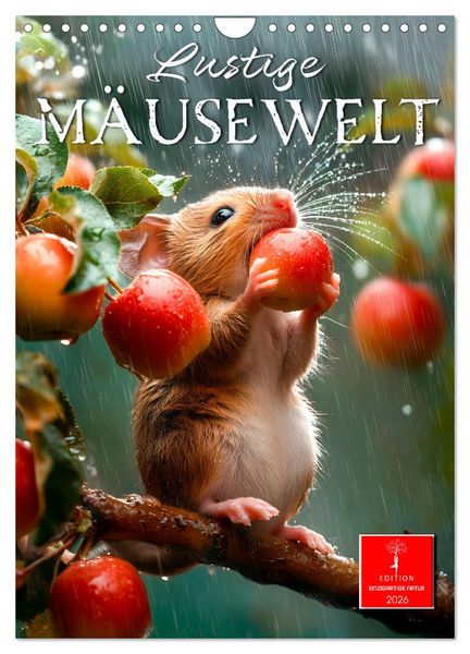 Produktbild: Lustige M&auml;usewelt (Wandkalender 2026 DIN A4 hoch), CALVENDO Monatskalender