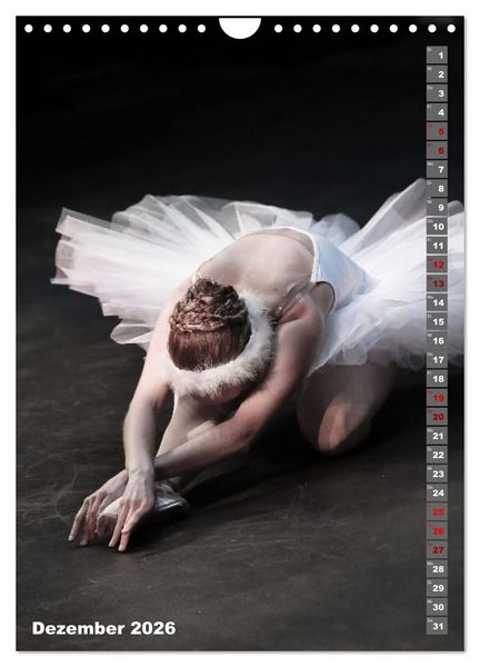 Produktbild: Sinneseindruck Ballett (Wandkalender 2026 DIN A4 hoch), CALVENDO Monatskalender