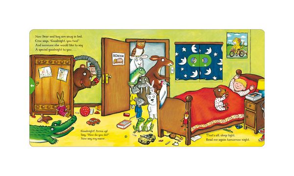 Produktbild: The Bedtime Bear: A Push, Pull and Slide Book