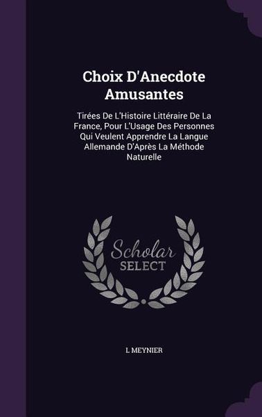 Produktbild: Choix D'Anecdote Amusantes