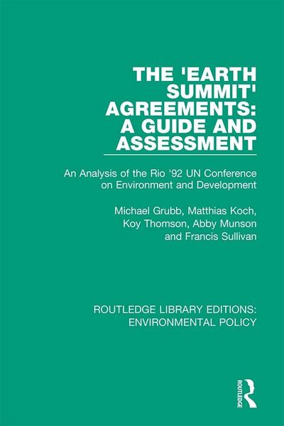 Produktbild: The 'Earth Summit' Agreements: A Guide and Assessment