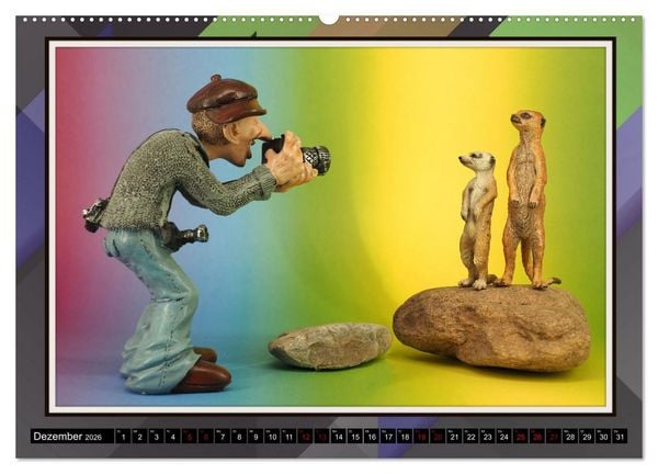 Produktbild: Fotograf auf Pirsch - ein Kinderkalender (hochwertiger Premium Wandkalender 2026 DIN A2 quer), Kunstdruck in Hochglanz