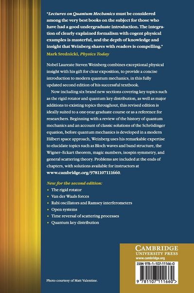 Produktbild: Lectures on Quantum Mechanics
