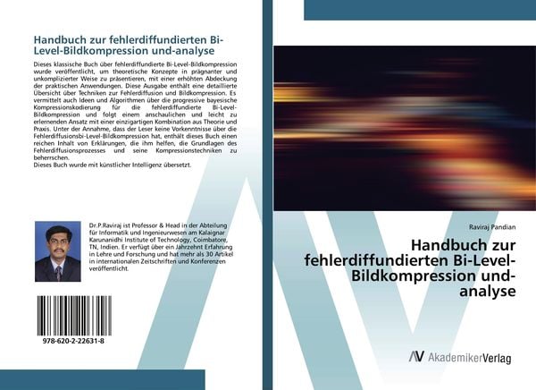 Produktbild: Handbuch zur fehlerdiffundierten Bi-Level-Bildkompression und-analyse