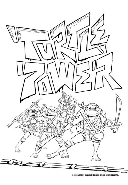 Produktbild: Tales of the Teenage Mutant Ninja Turtles: Mein superstarker Sticker- und Malspa&szlig;