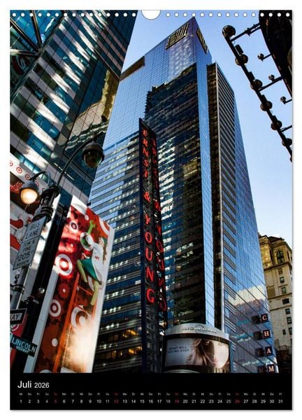 Produktbild: New York - Blickwinkel (Wandkalender 2026 DIN A3 hoch), CALVENDO Monatskalender