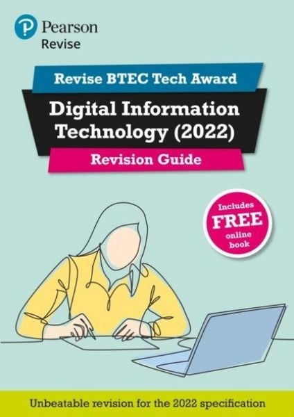 Produktbild: Pearson REVISE BTEC Tech Award Digital Information Technology Revision Guide inc online edition - for 2025 and 2026 exams
