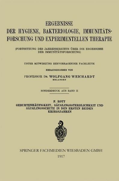 Produktbild: Geburtenh&auml;ufigkeit, S&auml;uglingssterblichkeit und S&auml;uglingsschutz in den Ersten Beiden Kriegsjahren