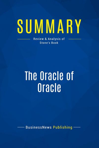 Produktbild: Summary: The Oracle of Oracle