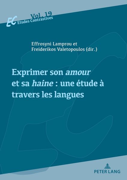 Produktbild: Exprimer son amour et sa haine : une &eacute;tude &agrave; travers les langues