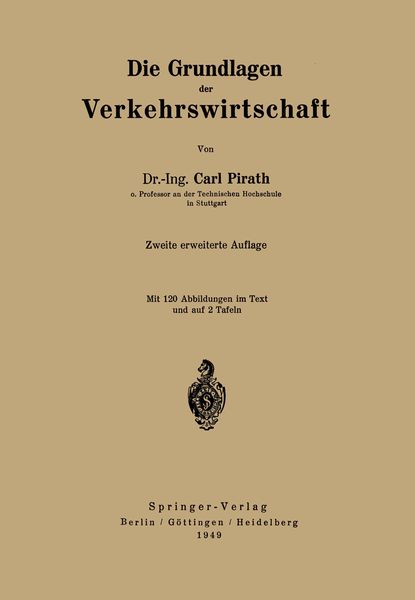 Produktbild: Die Grundlagen der Verkehrswirtschaft