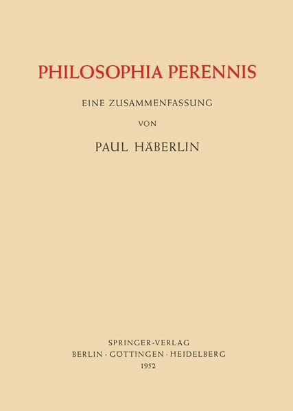 Produktbild: Philosophia Perennis