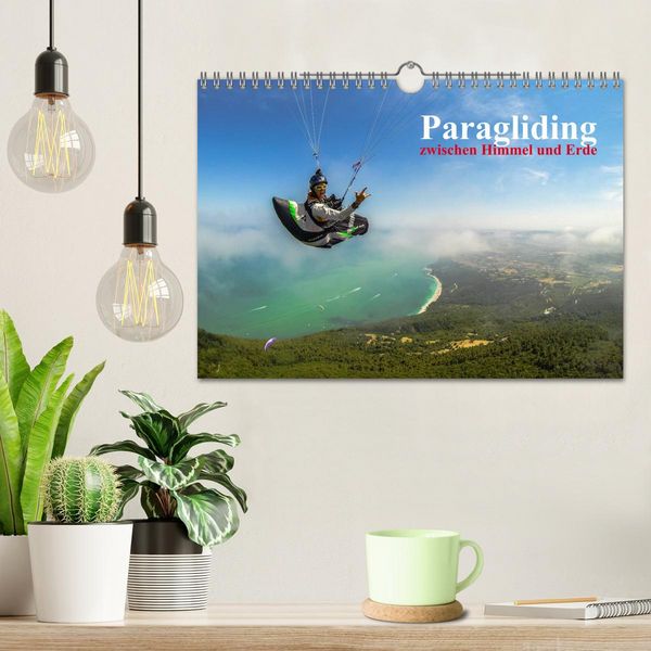 Produktbild: Paragliding - zwischen Himmel und Erde (Wandkalender 2026 DIN A4 quer), CALVENDO Monatskalender