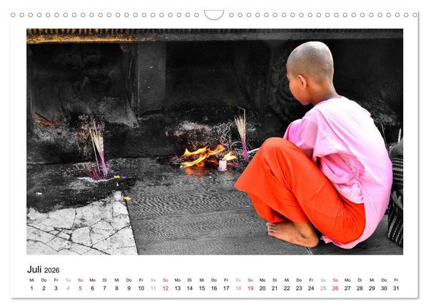Produktbild: Myanmar &ndash; Mit anderen Augen (Wandkalender 2026 DIN A3 quer), CALVENDO Monatskalender