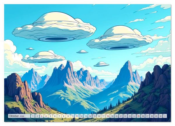 Produktbild: Wunder der Welt &ndash; Nat&uuml;rliche Ph&auml;nomene (Wandkalender 2026 DIN A4 quer), CALVENDO Monatskalender